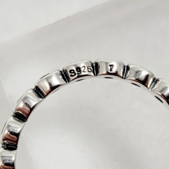 Sterling Silver Eternity Band - Picture 13 of 17